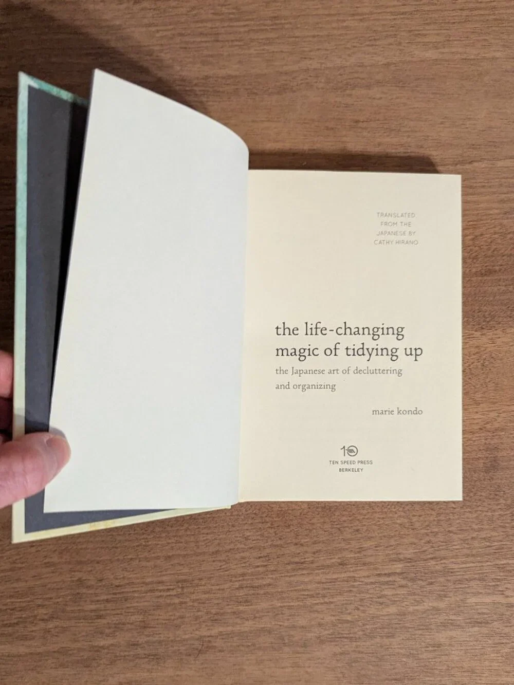 The Life Changing Magic of Tidying Up Hardback Book by Marie Kondo